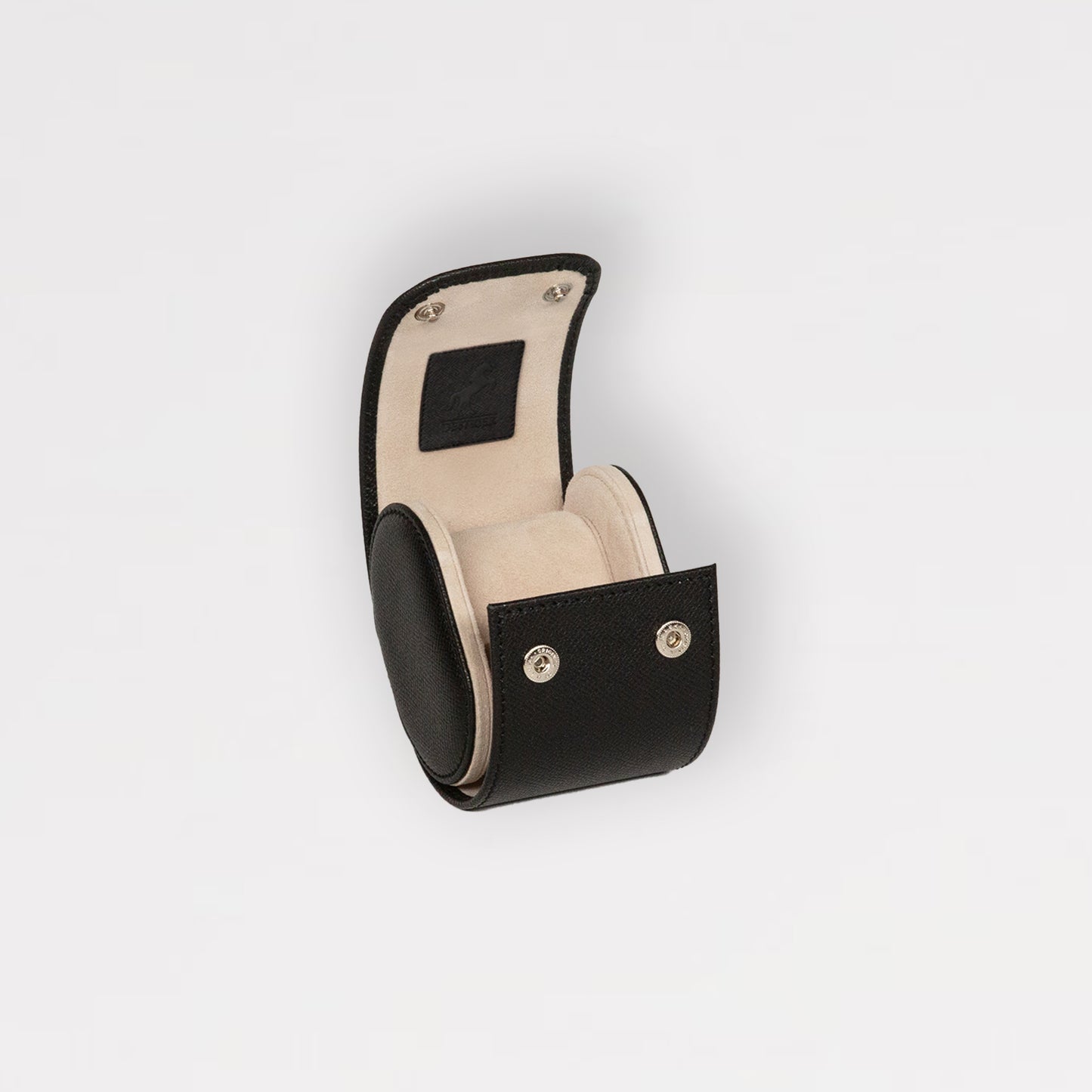 Émile Single Watch Roll - Black/Cream