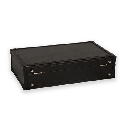 Honoré Ten Piece Watch Trunk - Black/Cream