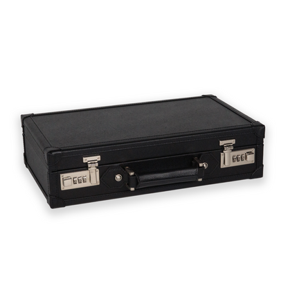 Honoré Ten Piece Watch Trunk - Black/Cream